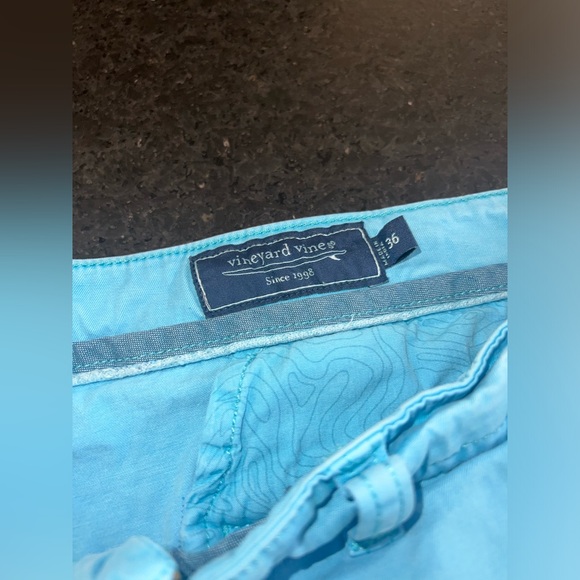 UEC VINEYARD VINES BLUE ISLAND SHORTS SZ 36 - Picture 5 of 8